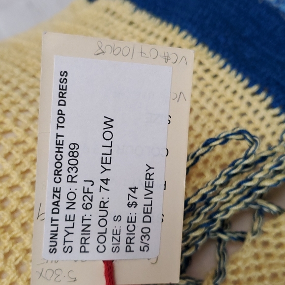 Anthropologies Raga Sunlit Daze Crochet Top Dress - Picture 7 of 15